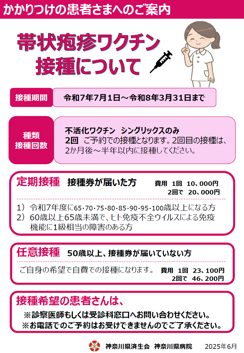 帯状疱疹ワクチン